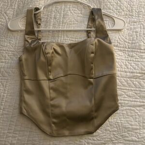 Satin Square Neck Corset